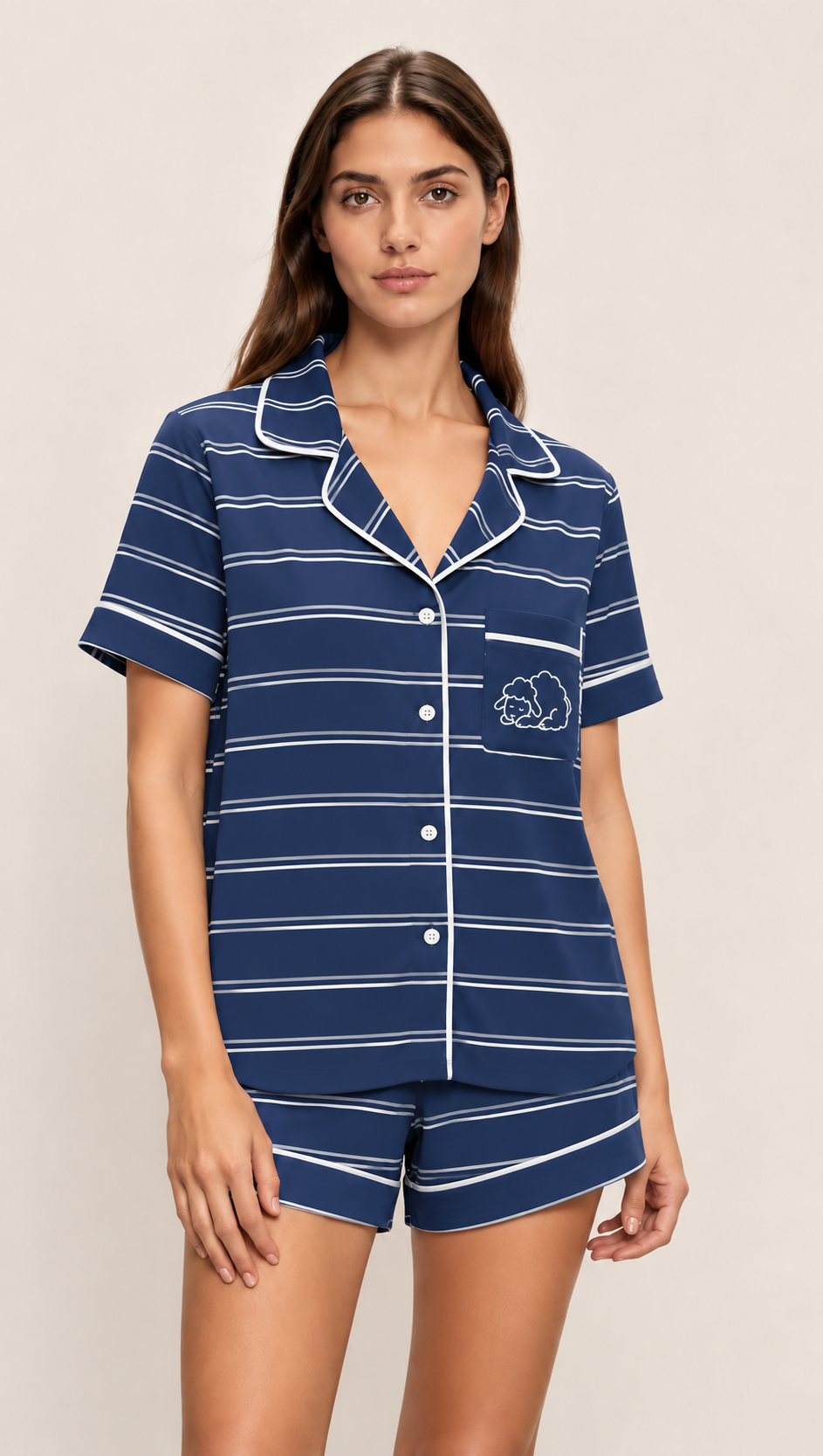 The Navy Striped Set – Counting Sleep